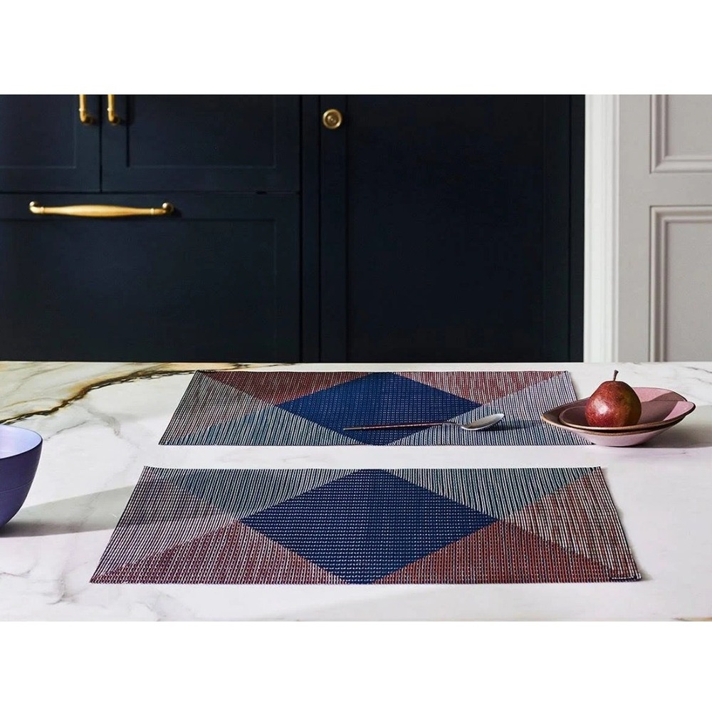 Chilewich Signal Twilight Rectangle Placemats 14" x 19"‎ Set of 2 NWT